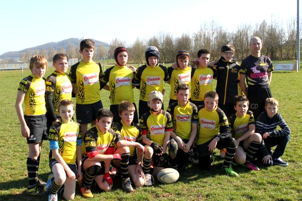L'équipe des -13ans du Rugby Club de Vesoul