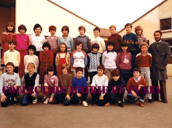 Année scolaire 1982/83 classe de M.Soichez